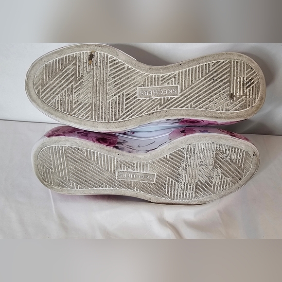 Skechers Cordova Classic Court Painted Floral Sneaker Women's Sz 10 - Picture 6 of 10